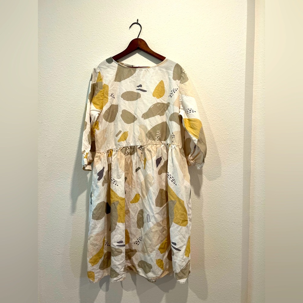 Tradlands Nova Dress Size M | Linen Blend Perfect for Summer | Plus Size Fit